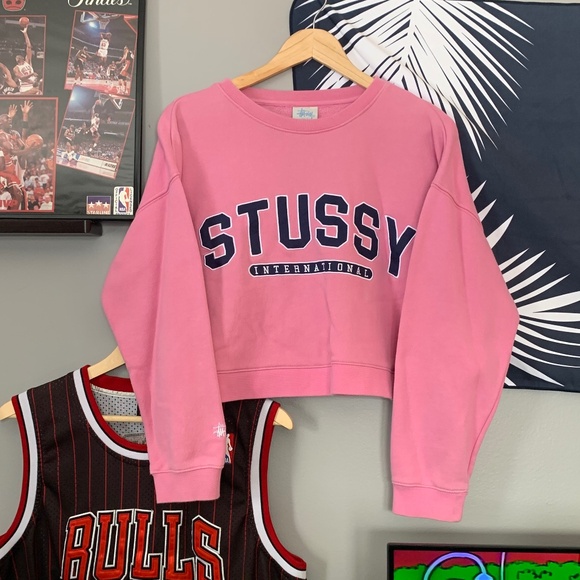Stussy Cropped Crewneck - Picture 1 of 5